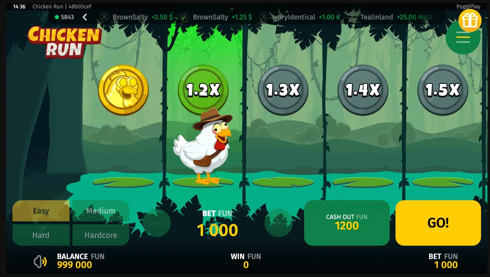 Gibt es eine Chicken Run App im Apple App Store oder Google Play?